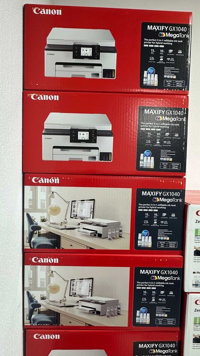 Canon MAXIFY GX1040: Жуда ихчам ва тежамкор бизнес-принтер (Wi-Fi)