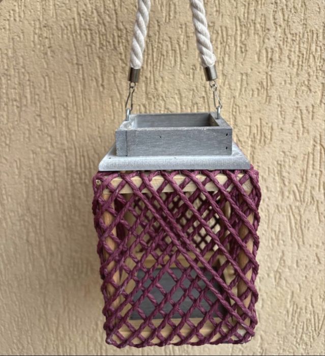 suport lumanare decoratiune curte