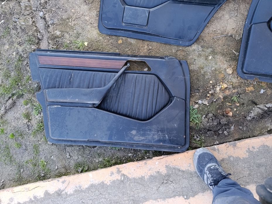 Кожаный салон черный