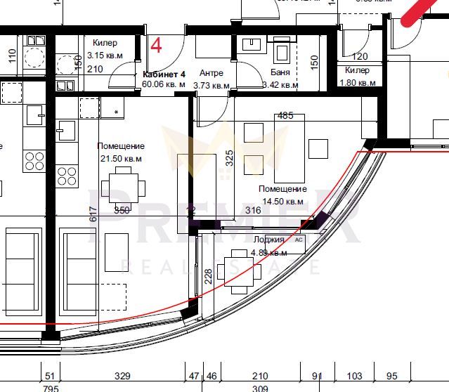 2-стаен в Варна-Гръцка махала площ 69 цена 89700