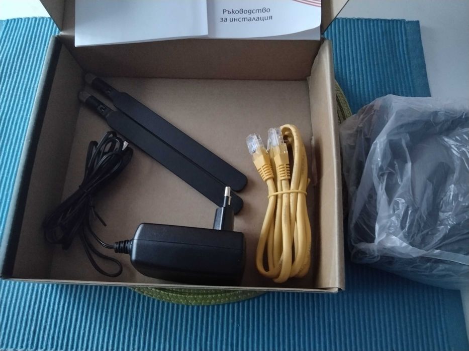 чисто нов 4G сим картен рутер за мобилен интернет на А1-запечатан