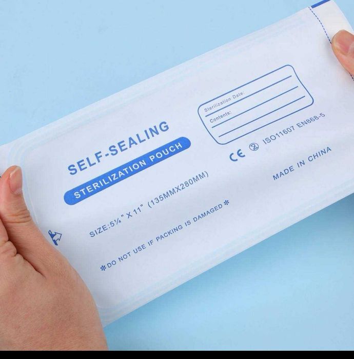 Крафт-пакеты для стерилизации 9×26 см