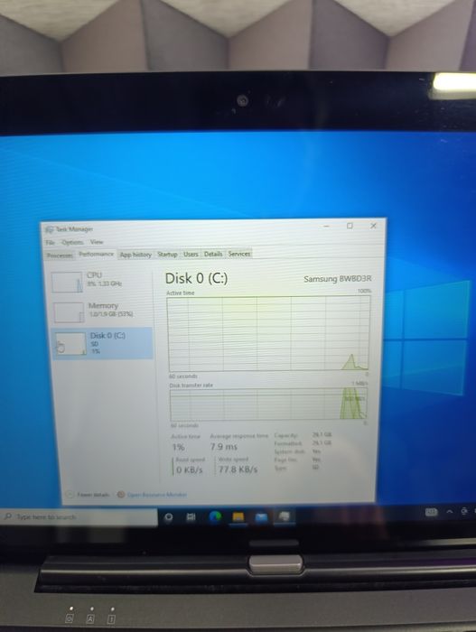 Mini laptop 2 în 1 oddys germany procesor Intel  școală sau diagnoza