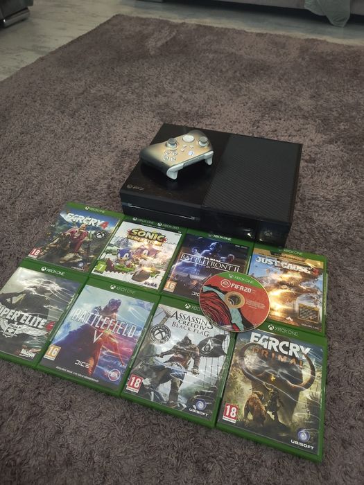 Xbox One 500GB + Controller TMR + 9 Jocuri