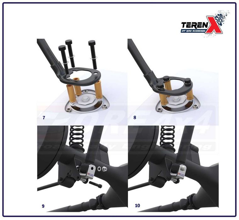 Kit inaltare suspensie pentru Suzuki Grand Vitara 1, +5cm