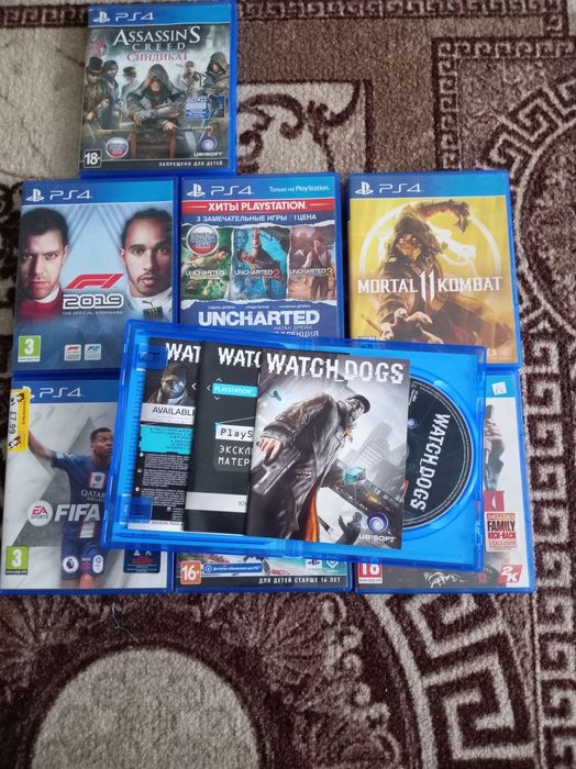Продам игры ps 4-5