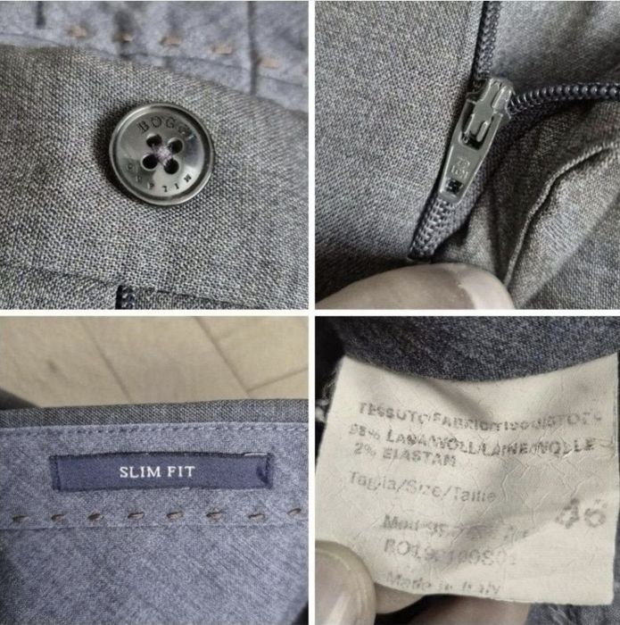 Pantaloni eleganți bărbătești Boggi Italia, Slim Fit - 46