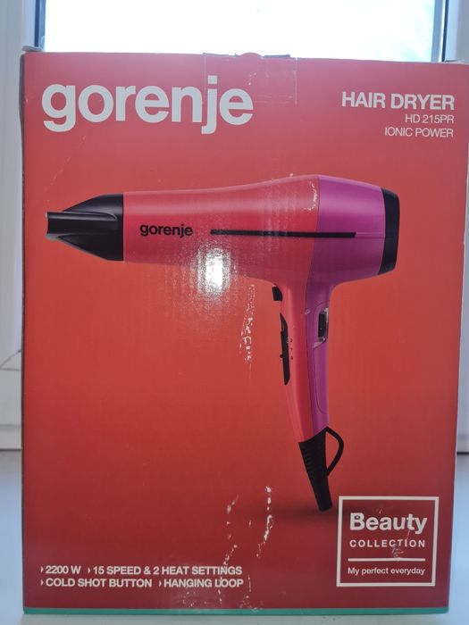 Фен с двумя насадками Gorenje