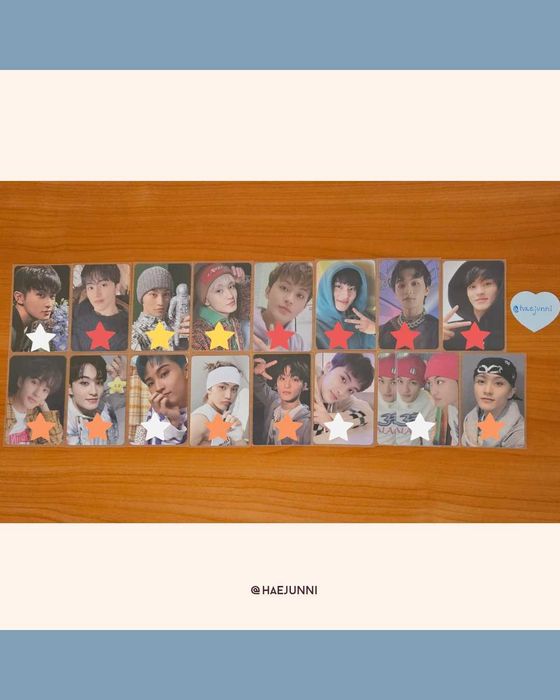 kpop photocards (nct, loona, twice, red velvet)