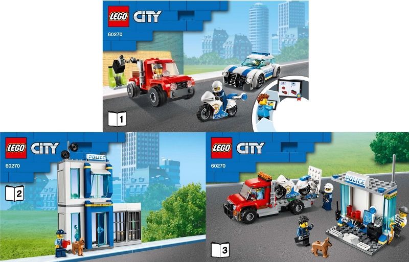 Lego City 60270 - Avanpostul Politiei 2 in 1