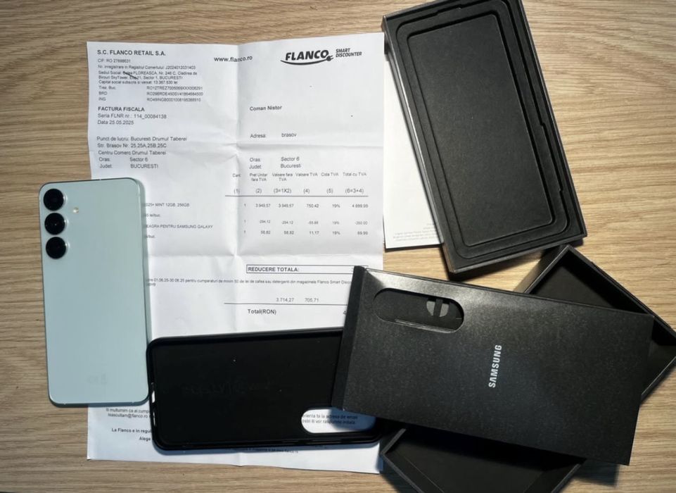 Samsung S25 Plus. Pret 3000 lei