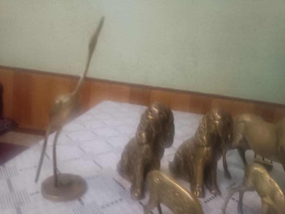 Лошадь собака алент латунный ССР