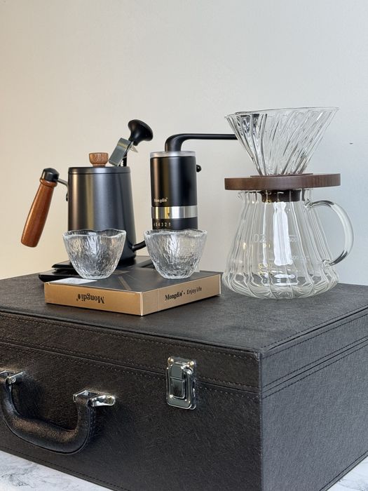 Кофемолка ручная, кофейный набор в подарок