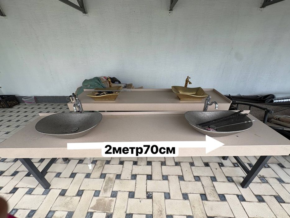 Раковины из натурального камня