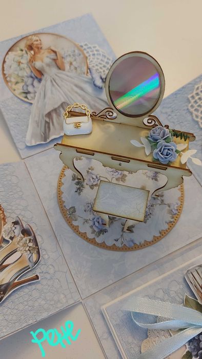 Ръчна експлодираща кутия за сватба, юбилей, бал, рожден ден