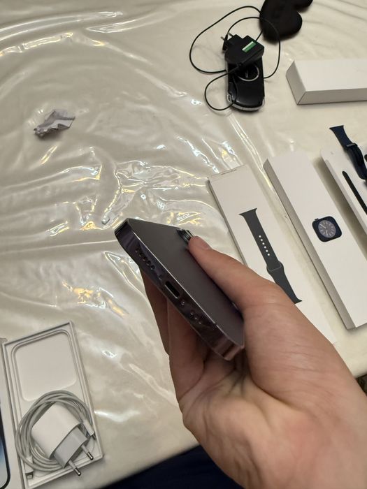 Iphone 14 pro deep purple 128 gb dual sim состояние идеал