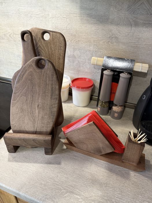 Сет дъски за рязане орех