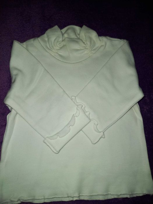 Set rochița si bluzița fetițe 6-12 luni