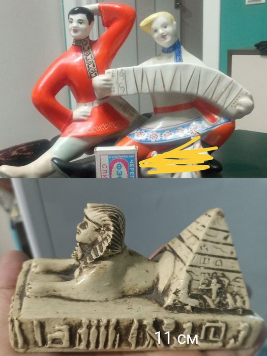 Шкатулка из ракушек, статуэтка Юг