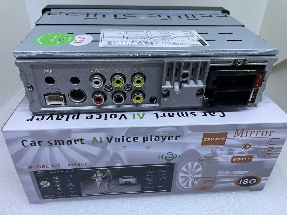 Pioneer 4168T 1DIN MP5 сензорно Авторадио Bluetooth USB SD камера за заден ход 4x50W, 4.1 Инча