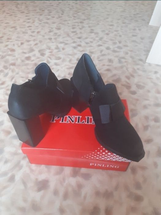 Ботильоны осень-весна,туфли белые