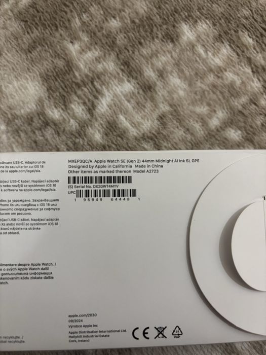 Apple Watch SE (Gen 2) 44mm Midnight
