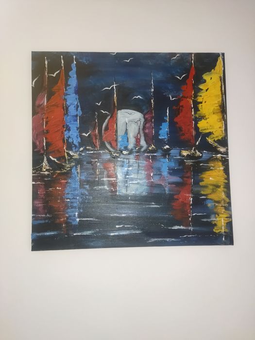 Картины на холсте , акрил