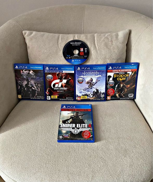 Playstation 4 игры в дисках