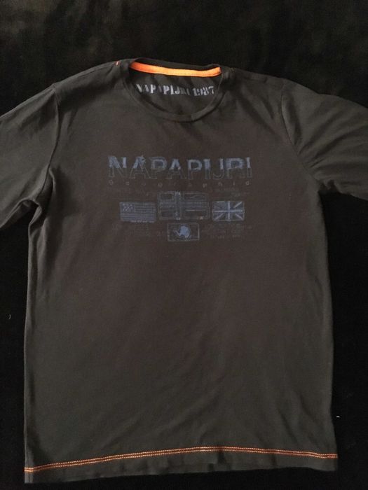 Napapijri -есенно яке, панталон карго, тениска за момче размер 140 см.