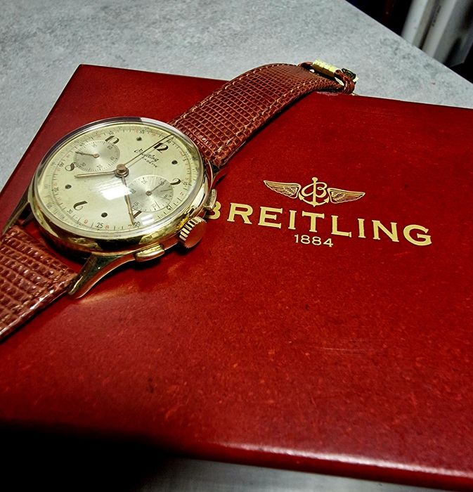 Breitling cadette, 38mm chronograph