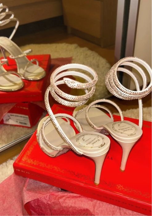 Sandale Rele Caovilla piele naturala pe stoc