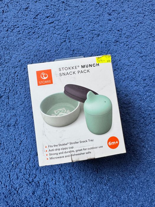 Stokke Munch Snack pack комплект чашка с кутийка