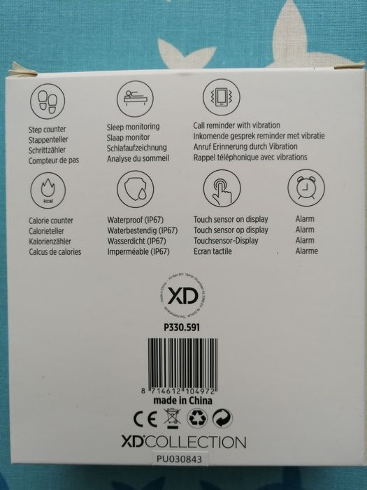 Bratara smartfit activity tracker, noua, sigilata, culoarea negru