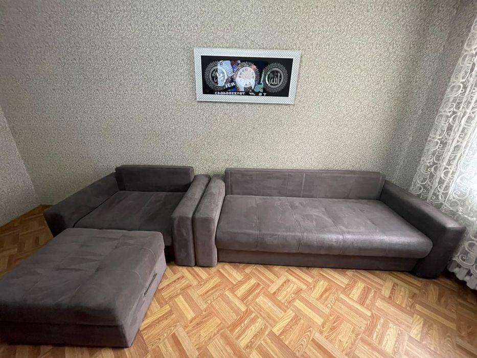 Продам диван + минидиван+ пуфик
