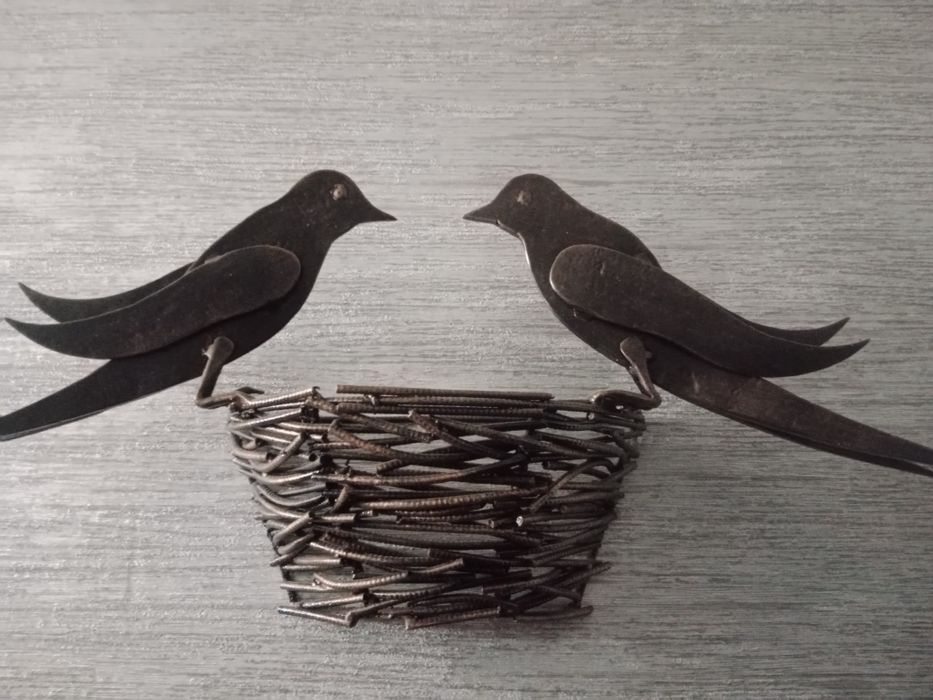 Кашпо подвесное из металла