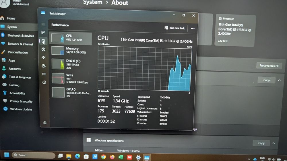 Laptop Asus X515 Intel Core I5 Windows