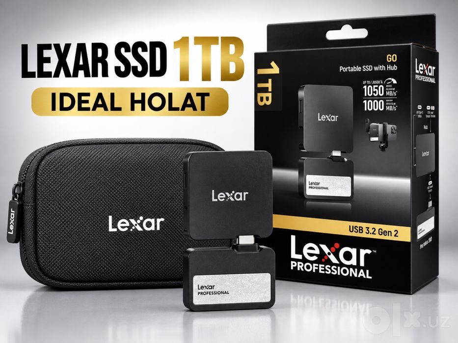 Lexar Professional Go SSD 1TB + Hub — ideal Openbox