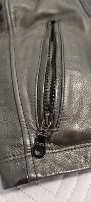 Яке за Мотор Априлия Aprilia Естествена Кожа Черно