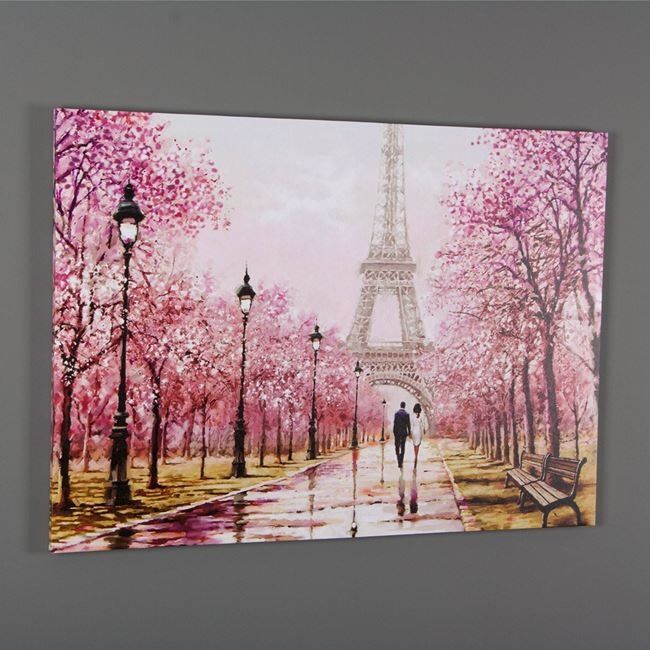 Деко пано-канава "Влюбени в Париж"