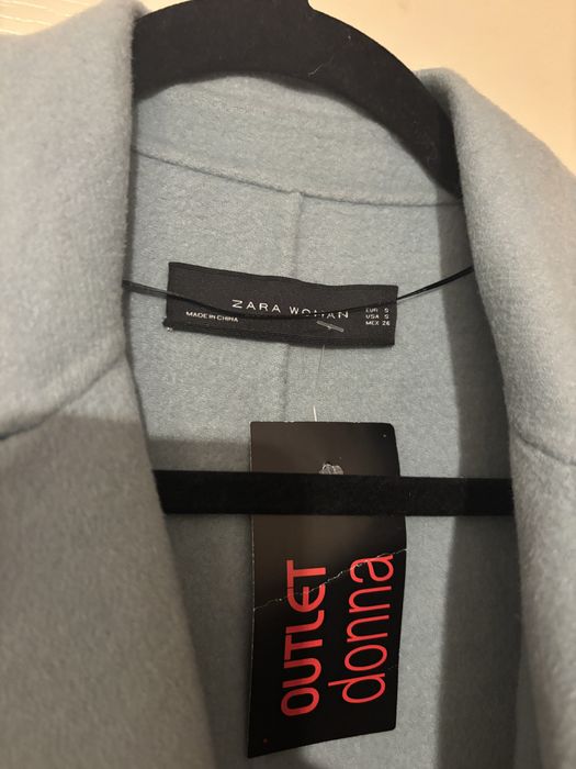 Дълго палто Zara вълна и кашмир