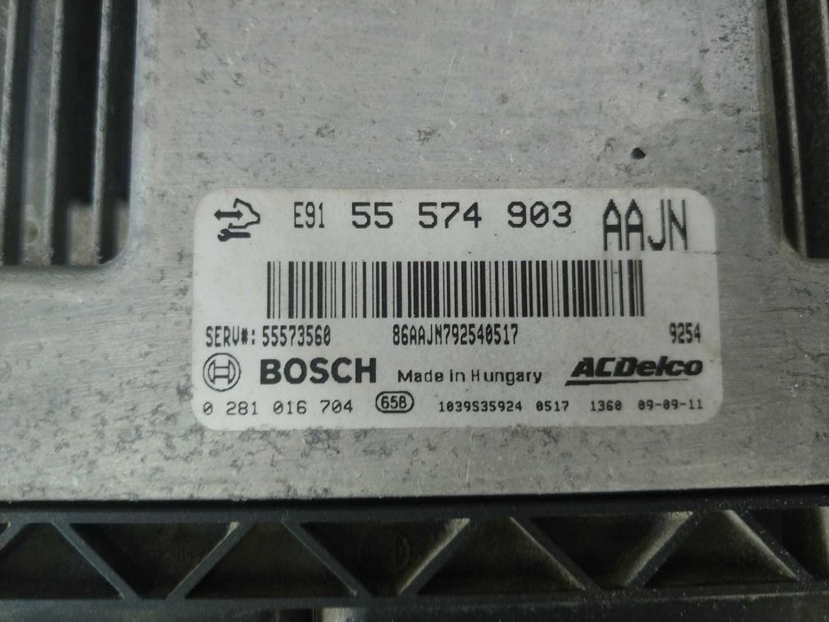 ecu calculator motor 2.0 cdti  a20dth opel insignia a 55574903  0281016704  55573560