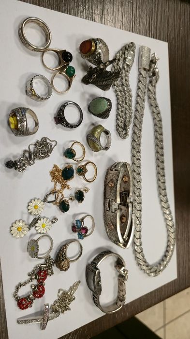 Сребро ТОП !!! маркови изделия пръстени гривни синджири .