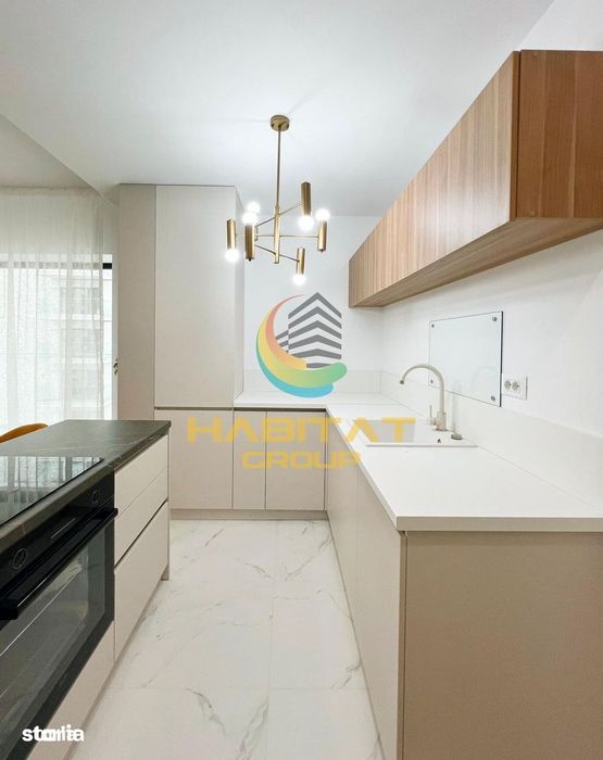 One Cotroceni Park 2 camere 5/8, parcare + boxa, complet utilat mobila