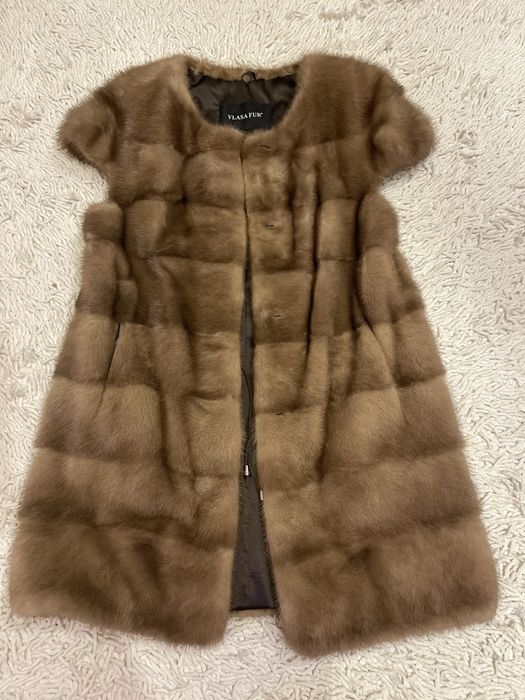 Жилетка норковая. В идеале. Размер 38.