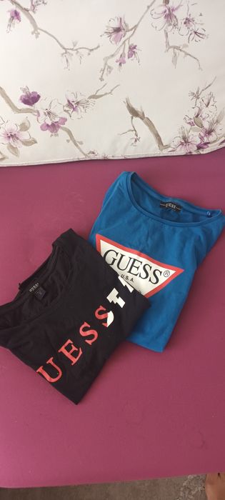 Guess Лот от лятно боди С размер и спортна свободна тениска М размер