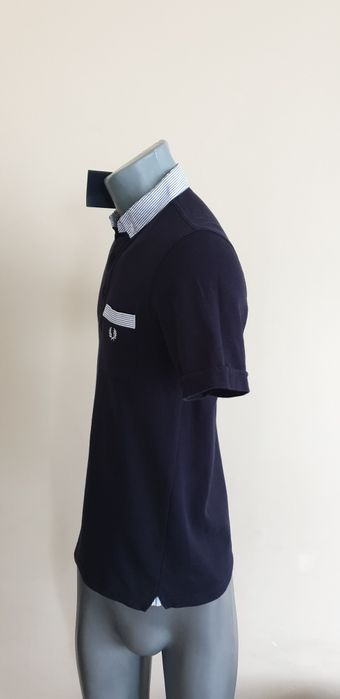 Fred Perry Pique Cotton Slim Fit Mens Size S НОВО! ОРИГИНАЛ! Мъжка Тен