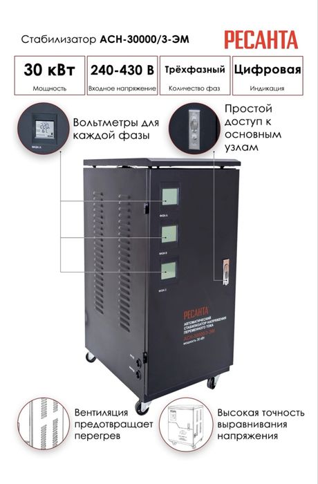 Стабилизатор 3х фазный