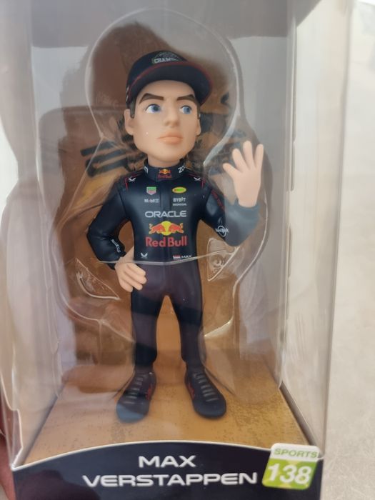 Red bull Max Verstappen 4 time world champion figure F1