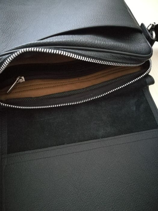 Geanta piele naturala barbati, NOUA