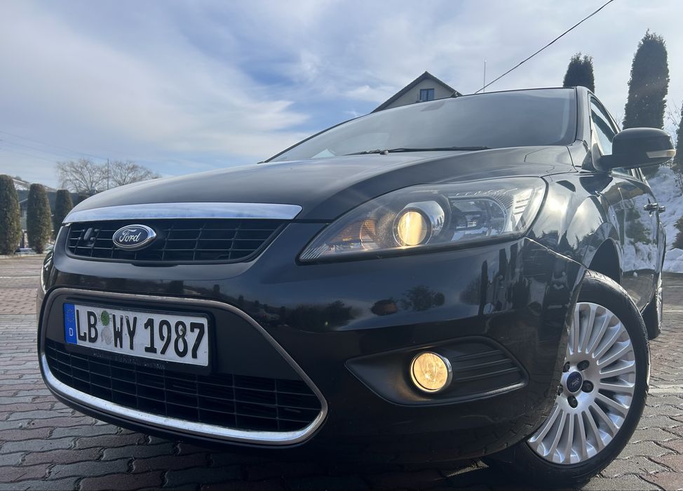 -Ford focus titanium-piele-klimatronik-GPL original fabrica-1.8benzina-125cai-2009-euro4-adusa din germania-